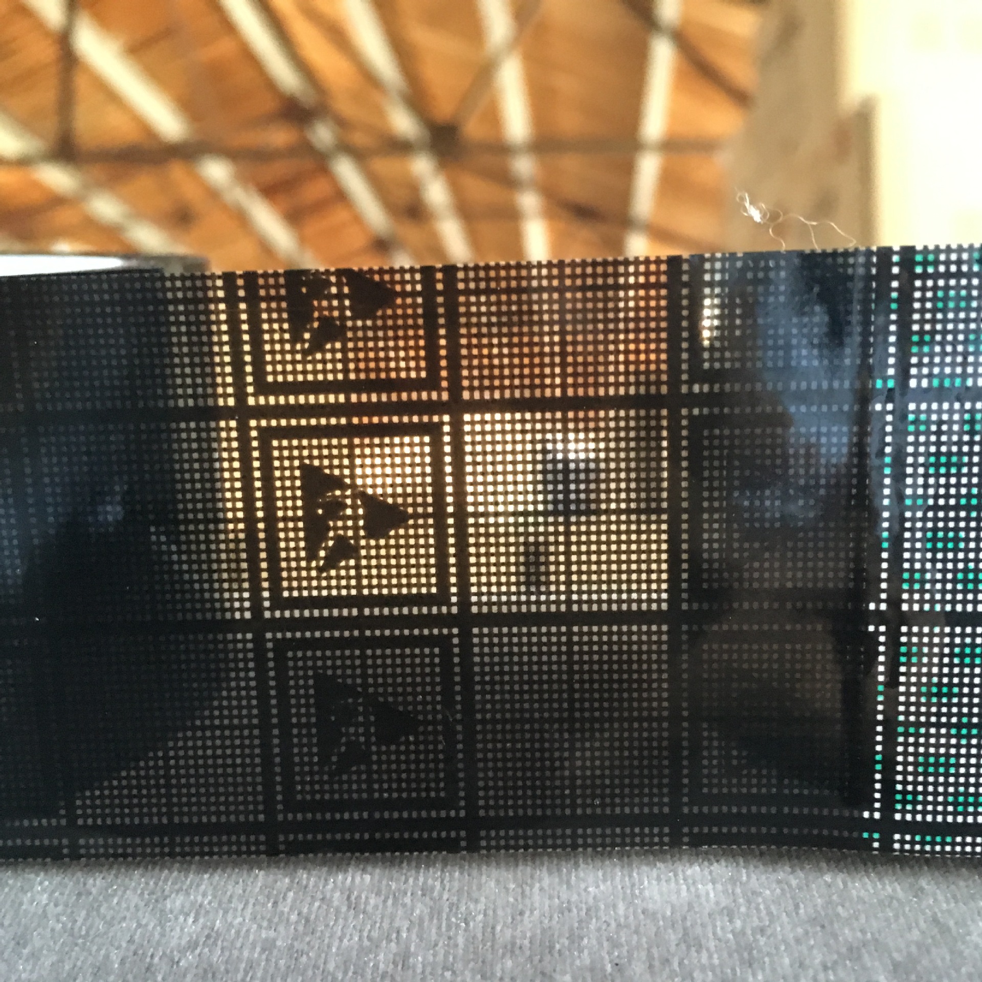 厂家直销防静电网格胶带50 MM*36M 黑色网格防静电胶带