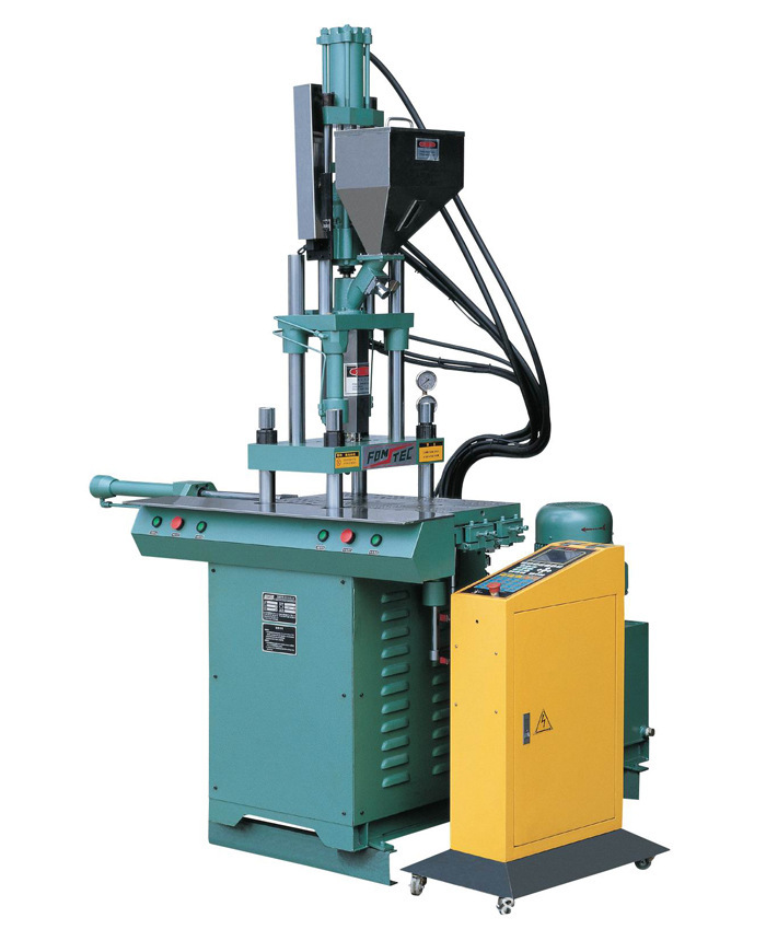 供应广州丰铁双滑板立式注塑机20T