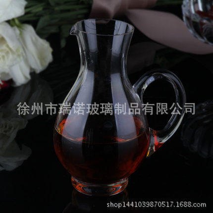 带刻度红酒分酒器 白酒分酒器玻璃醒酒器 分水杯果汁壶洋酒公杯
