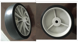 割草机清洗机用塑料轮子PP  6x1.5割草机轮子