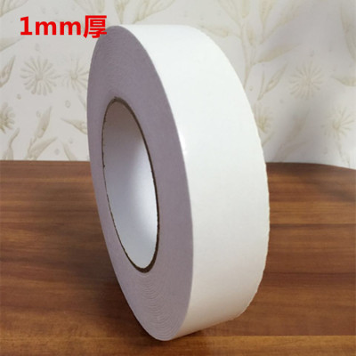 Manufactor Direct selling white foam double faced adhesive tape Foam tape Sponge rubber advertisement metope fixed tape