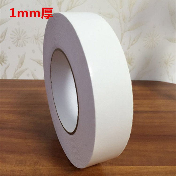 Manufactor Direct selling white foam double faced adhesive tape Foam tape Sponge rubber advertisement metope fixed tape