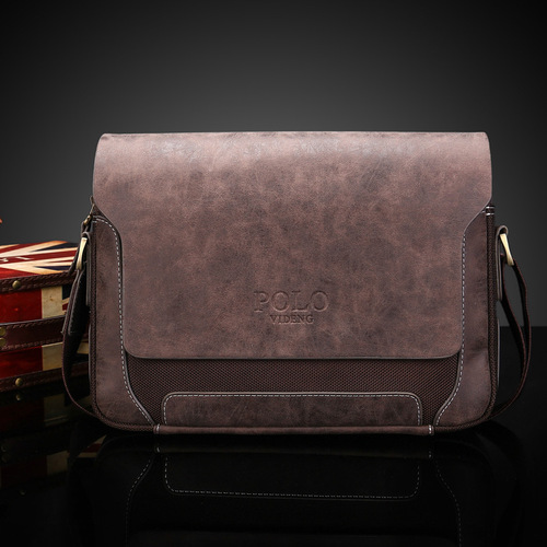 Men's bag nylon with leather men's backpack matte cowhide men's shoulder crossbody bag Taobao AliExpress foreign trade