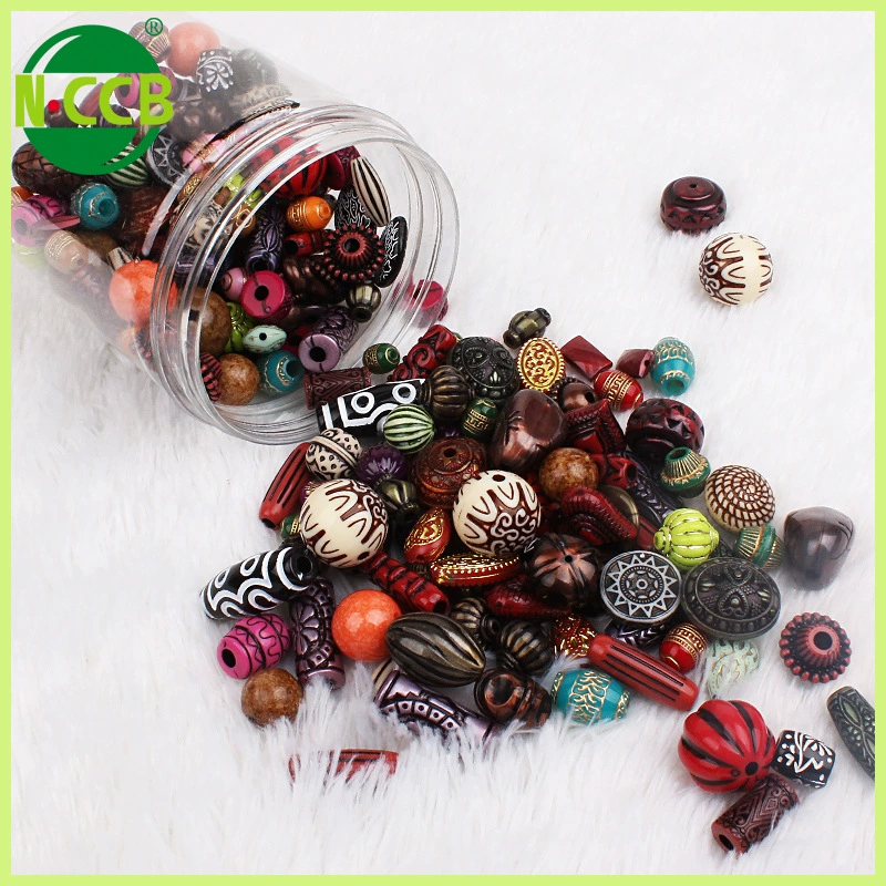 High quality acrylic retro beads, plastic beaded bracelet handmade, accessory, mixed accessories, wholesale