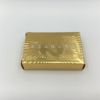 Factory direct supply gold foil poker card gold poker plating gold poker gold film poker