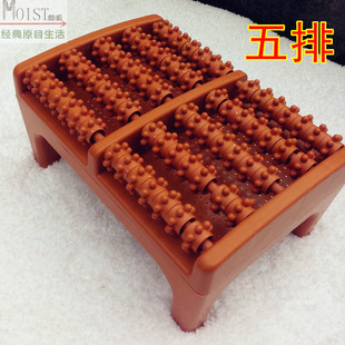 Special massage stool for steaming barrel foot health massage stool five rows foot massage wheel factory direct sales