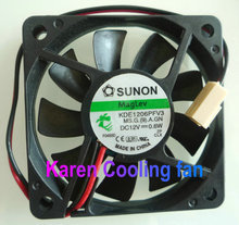 原装SUNON建准 KDE1206PFV1 6010 12V 1.4W 2线/3线 静音风扇6CM