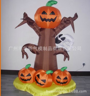 Halloween inflatable pumpkin decoration bar KTV shopping mall scene…