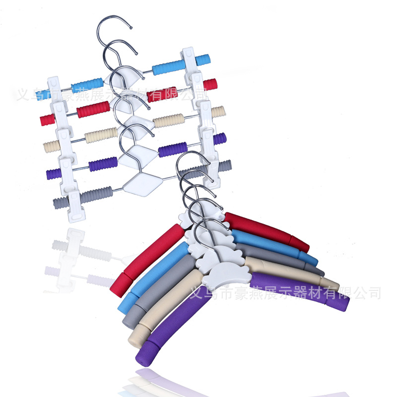 儿童彩色海绵衣裤架-800正