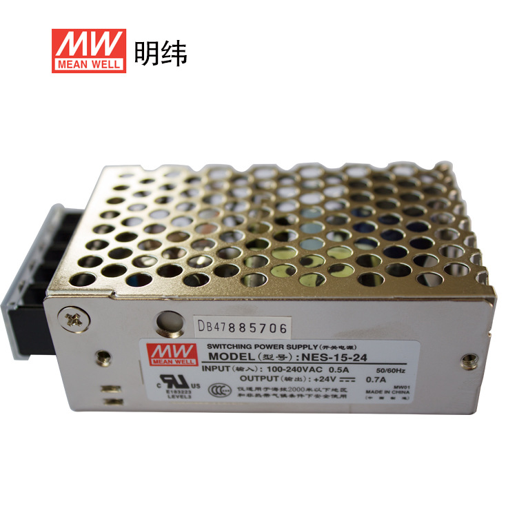 ȫ��ԭװ̨��MEAN WELL��γ���ص�Դ NES-15-24 17W 24V 0.7A