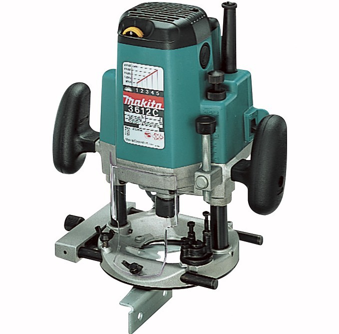makita牧田雕刻机3612C 调速电木铣大锣机 日本品牌雕刻机 开槽机
