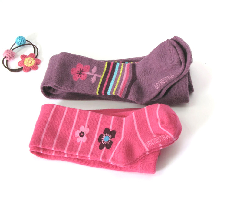 春秋冬款纯棉保暖儿童宝宝连裤袜 加档厚婴儿打底裤袜子 外贸原单