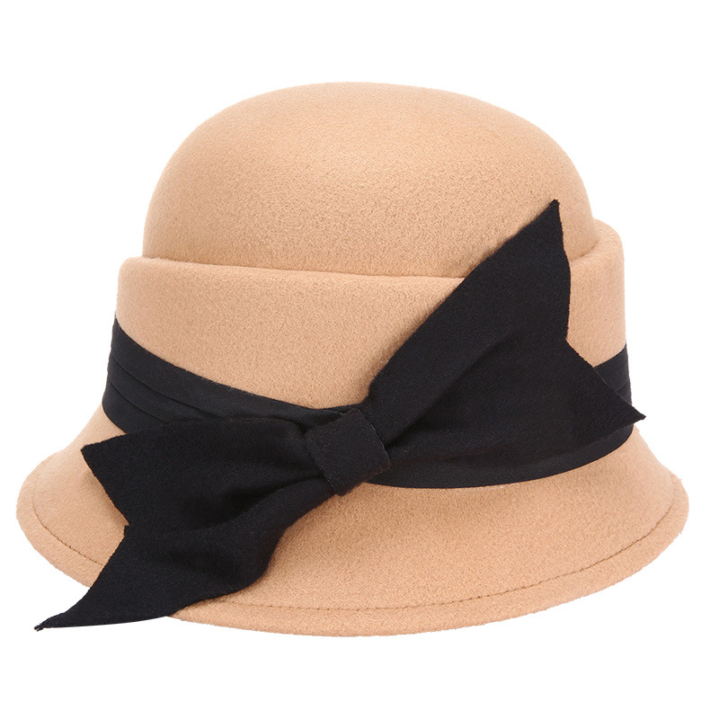 Sombrero de mujer 2020 otoño e invierno nuevo estilo coreano sombrero de lana moda personalizada sombrero de mujer fábrica al por mayor