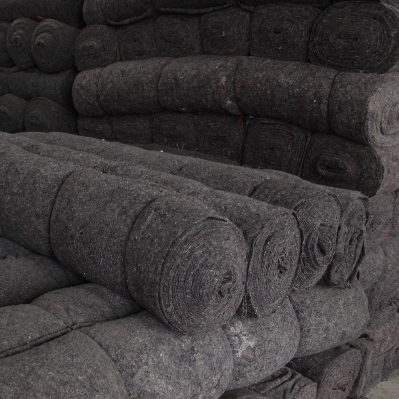 源头厂家 毛毡 公路养护毛毯 无纺布 黑心棉大棚保温拉力毡