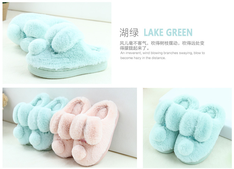 Pantoufles enfants en suède pour hiver - semelle caoutchouc - Ref 1014183 Image 31