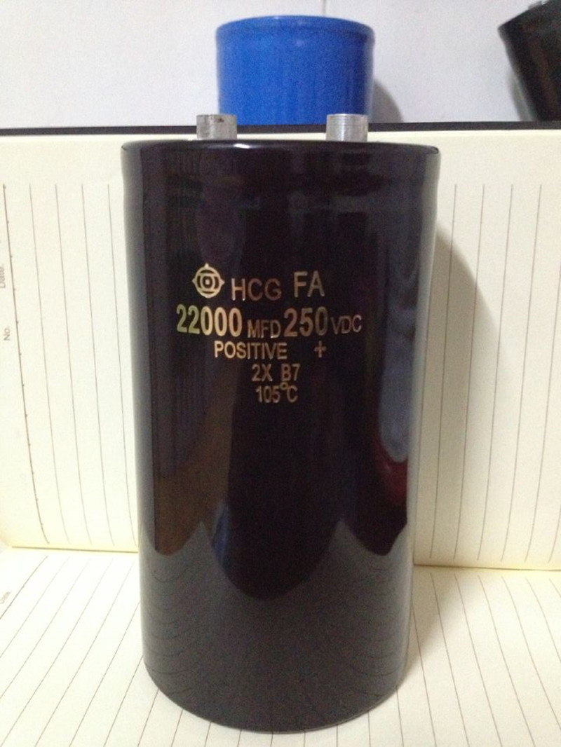 日立电解电容螺栓脚 400V6000UF 螺丝脚大电容 逆变器电容 全新