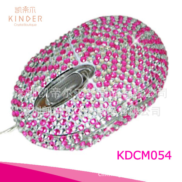 镶钻鼠标贴钻光电鼠标时尚办公鼠标工艺礼品镶钻光电鼠标厂家直销