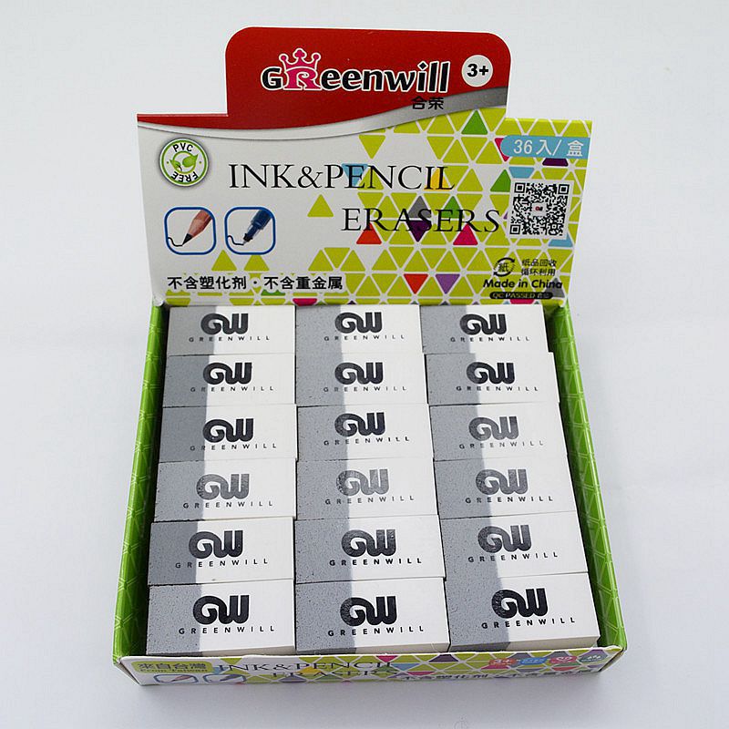 Eraser bolígrafo bolígrafo lápiz de doble uso borradora estudio de oficina doble uso fábrica precio directo