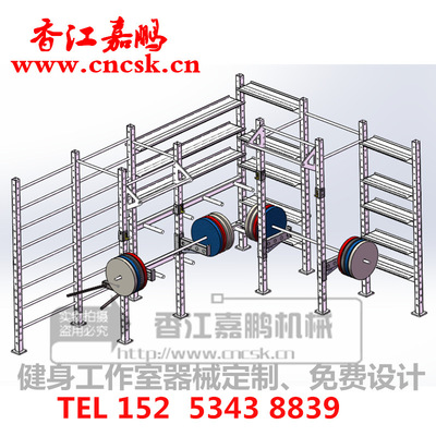 crossfit rig 卧推rack健身房专用史密斯器械 健身组合深蹲架定制