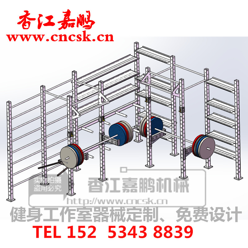 crossfit rig 卧推rack健身房专用史密斯器械 健身组合深蹲架定制