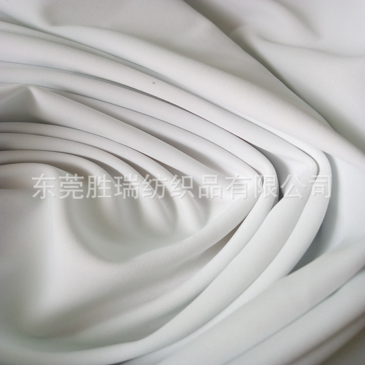 运动骑行服面料 涤氨亚光莱卡布 仿意大利高密度拉架布