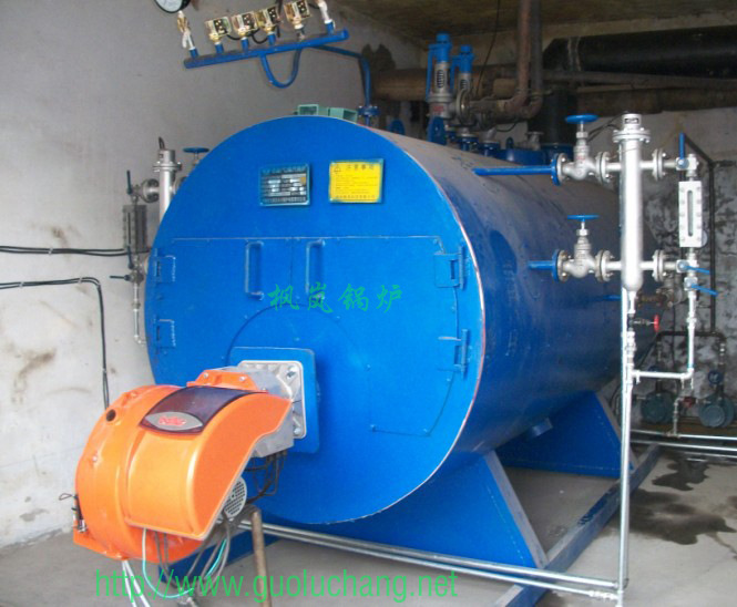 1吨燃油蒸汽锅炉焦作验收现场