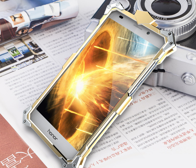SIMON THOR Aviation Aluminum Alloy Shockproof Armor Metal Case Cover for Huawei Honor 5C