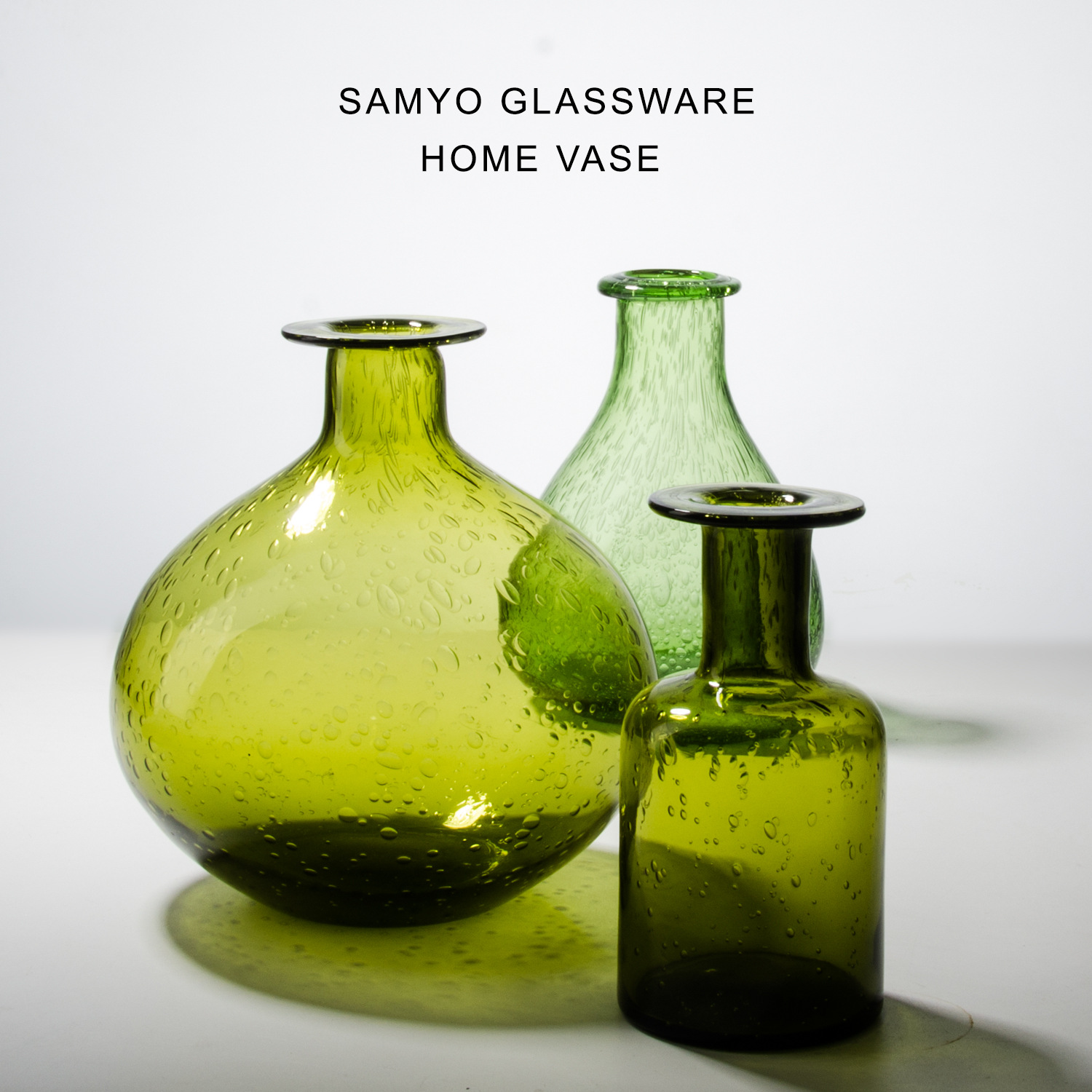 尚源彩色玻璃花瓶人工吹制水培花瓶插花瓶客厅家居装饰瓶摆件 阿里巴巴