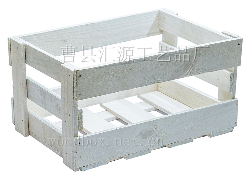 7   厂家供应复古做旧白色水性漆环保木条板条多功能水果酒水