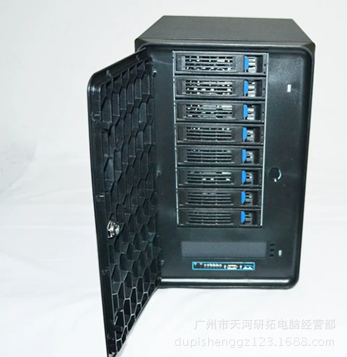 Factory Direct Sales 8 Disk Hot Plugs and Storage NAS Character HD storage high -definition storage high -definition storage case