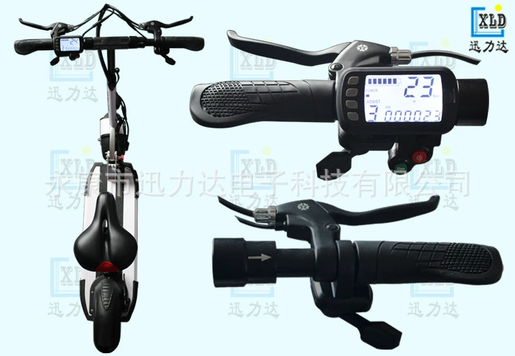 250W350W Electric Bicycle and Electric Scooter Controller LCD Display B-Model and Sine Wave Version