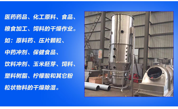 FL系列沸腾制粒干燥机 食品制药化工包衣制粒设备生产厂家