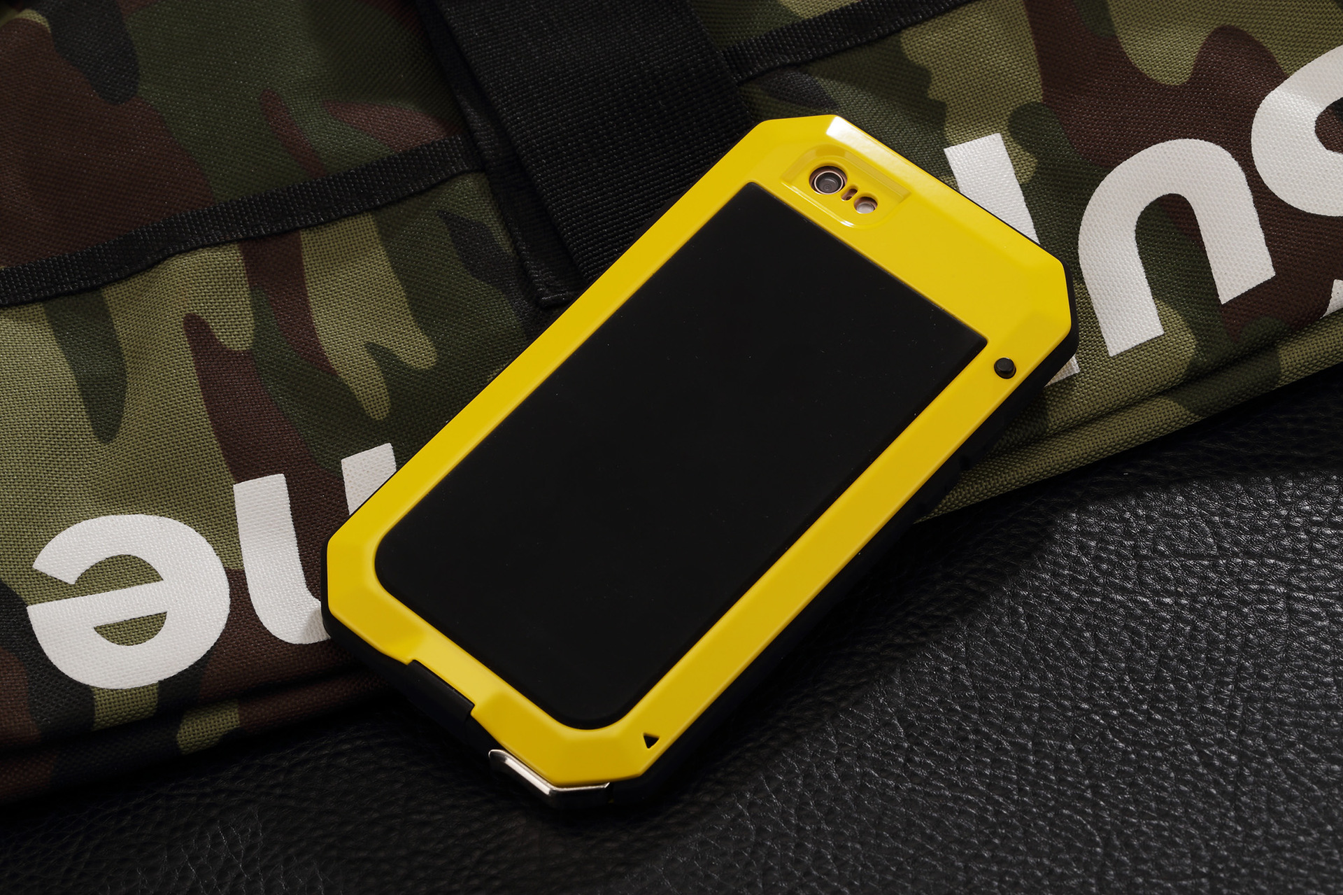 R-Just Extreme Premium Protection System Aluminum Heavy Duty Metal Case with Corning Gorilla Glass for Apple iPhone 6S Plus/6 Plus & iPhone 6S/6