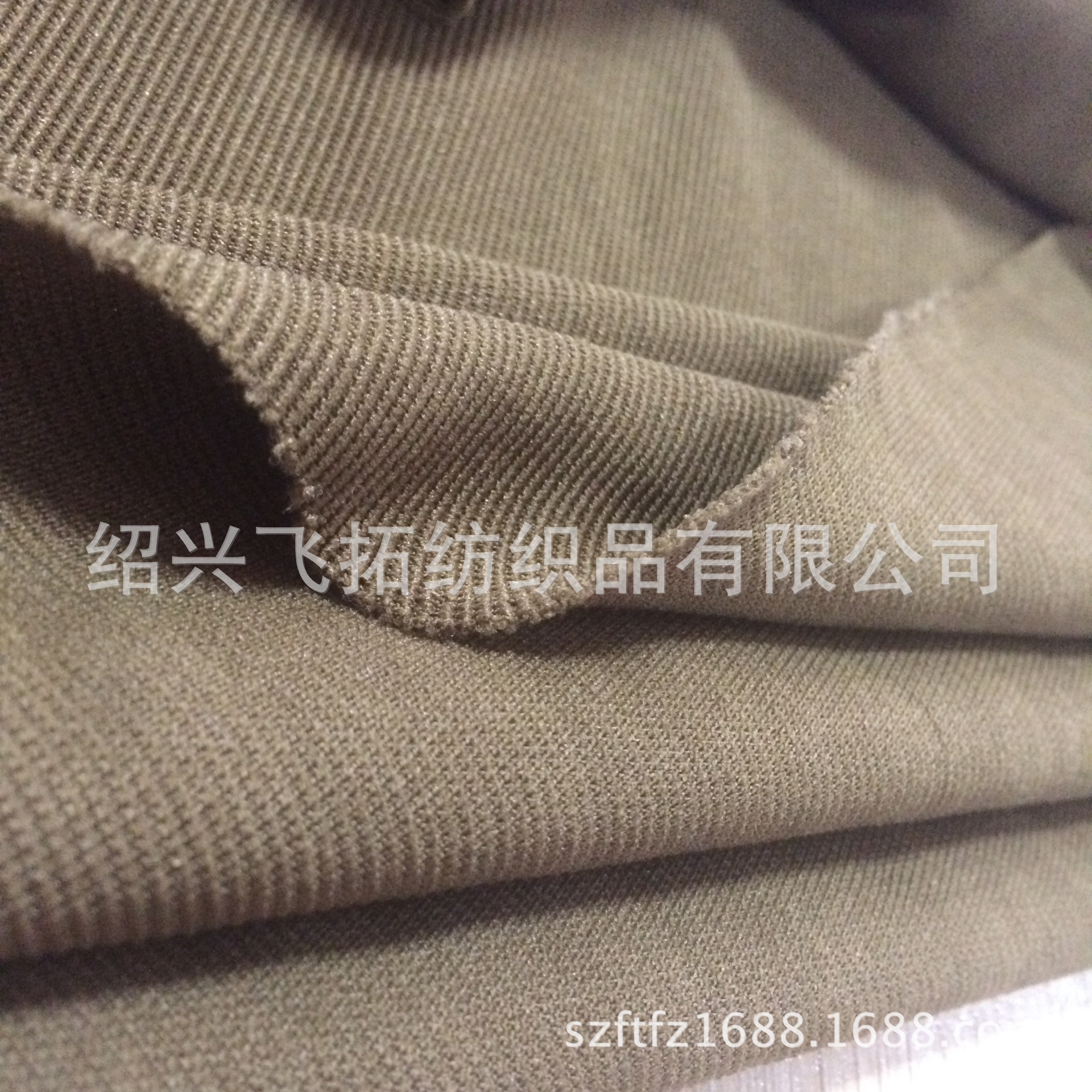 定纺 350gsm 涤氨格子螺纹1x1  开发 TC TR CVC 锦纶面料