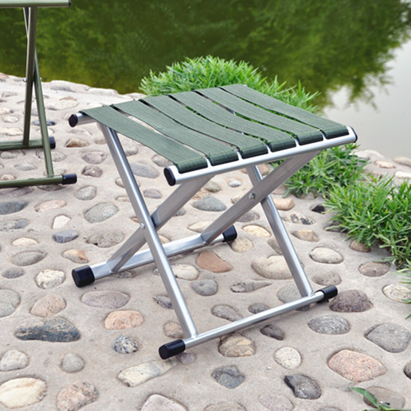Outdoor Portable Folding Chair Thickened Mazar Folding Stool Adult Fishing Train Small Bench Low Stool