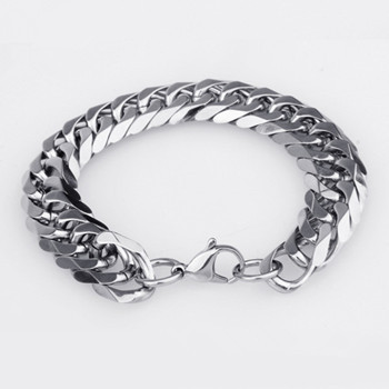 15g Weight Bracelets Classification Hip-hop Geometric Titanium Steel Plating Bracelets
