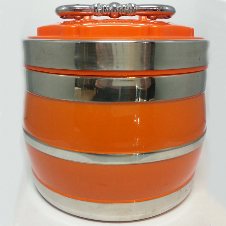 Factory direct sales of stainless steel inflatable insulated lunch boxes, portable insulated buckets, multi-functional household multi-layer lunch boxes detail image 6