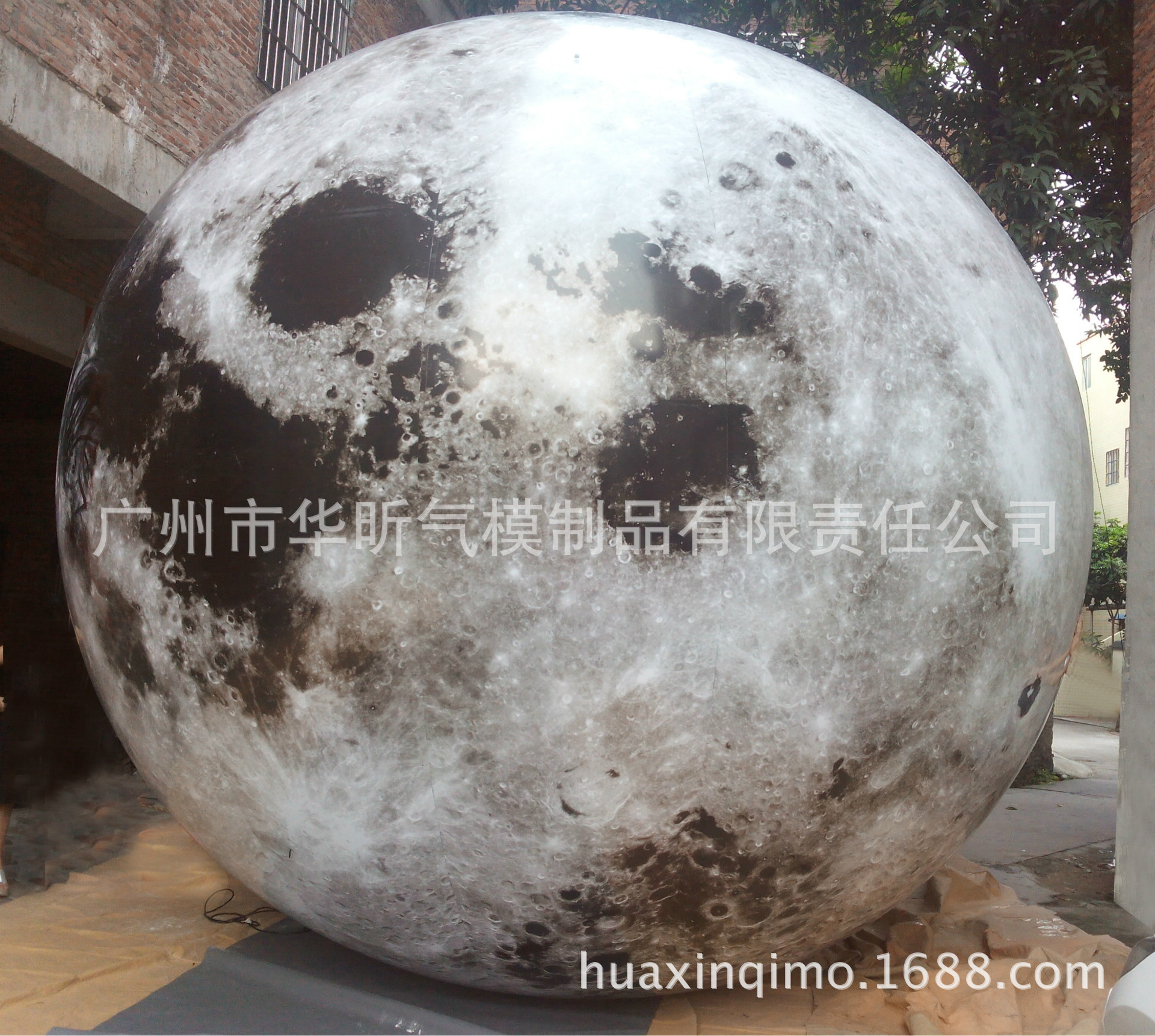 中秋节房地产酒店商场广告 3 4 5米直经充气月亮气模 月饼月兔