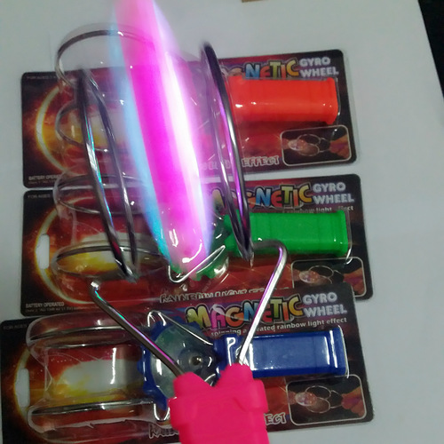 Large alloy magic track luminous yo-yo magic colorful magnet flying top yo-yo yoyo ball