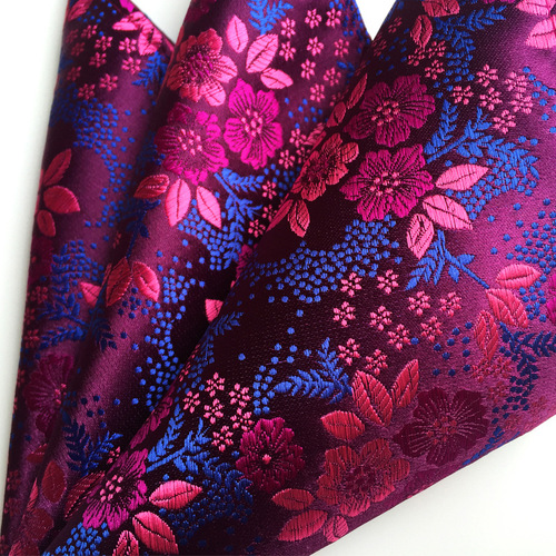 Men's handkerchief square  plum blossom polyester fashionable paisley suit pocket square