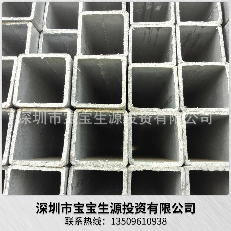 大量生产 耐高温镀锌方通 深圳镀锌方通护栏 建筑工地钢铁型材