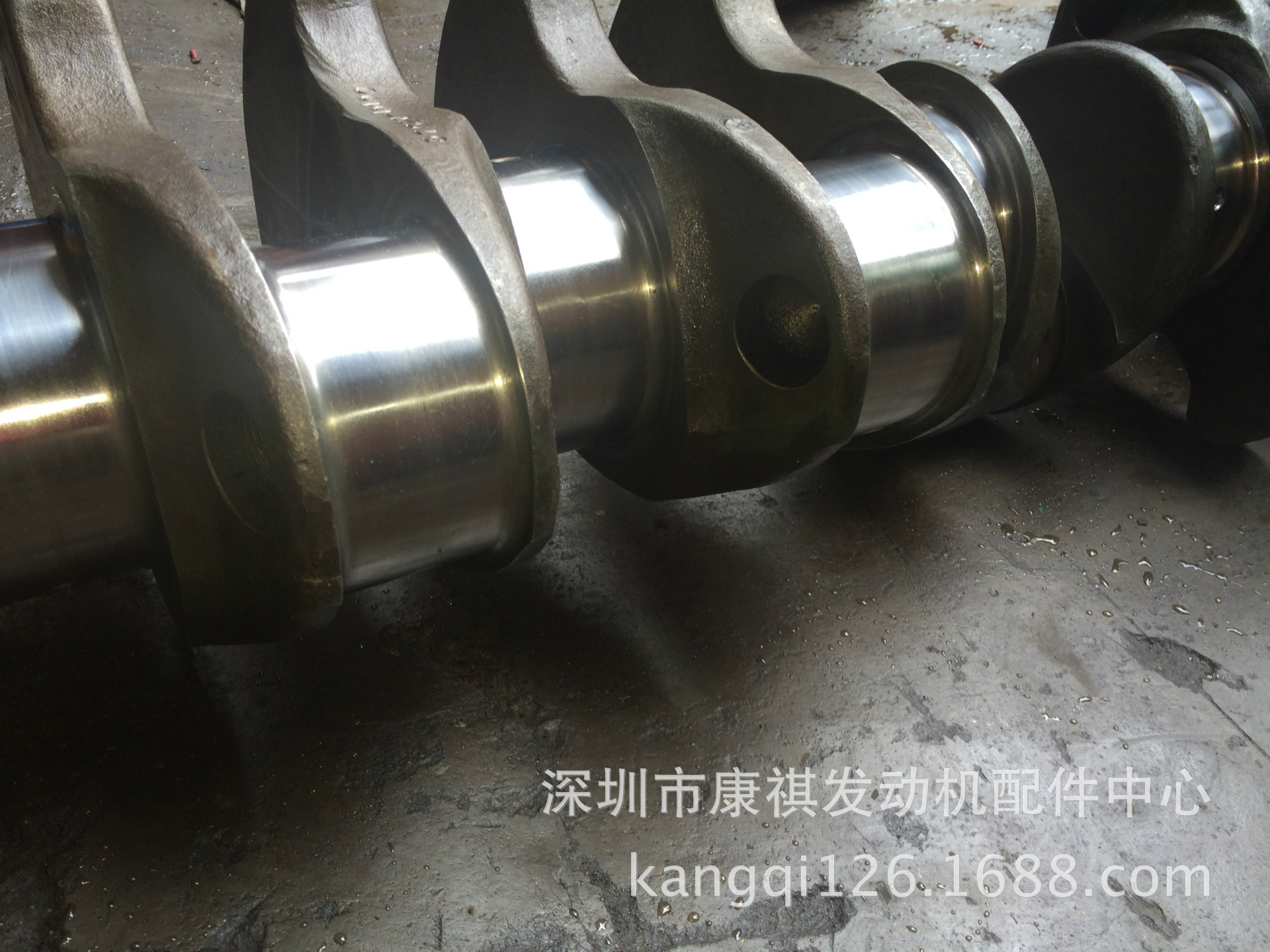 日本拆车件三菱S6R2船用发动机曲轴37520-10100