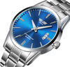 Manufacturer's foreign trade SWIDU SWI-021 men's steel belt calendar fingering pointer luminous watch