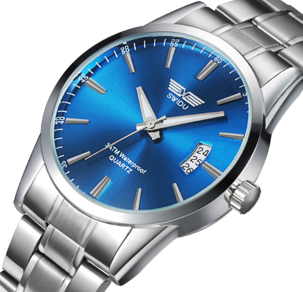 Stylish Steel Watch - Black Color