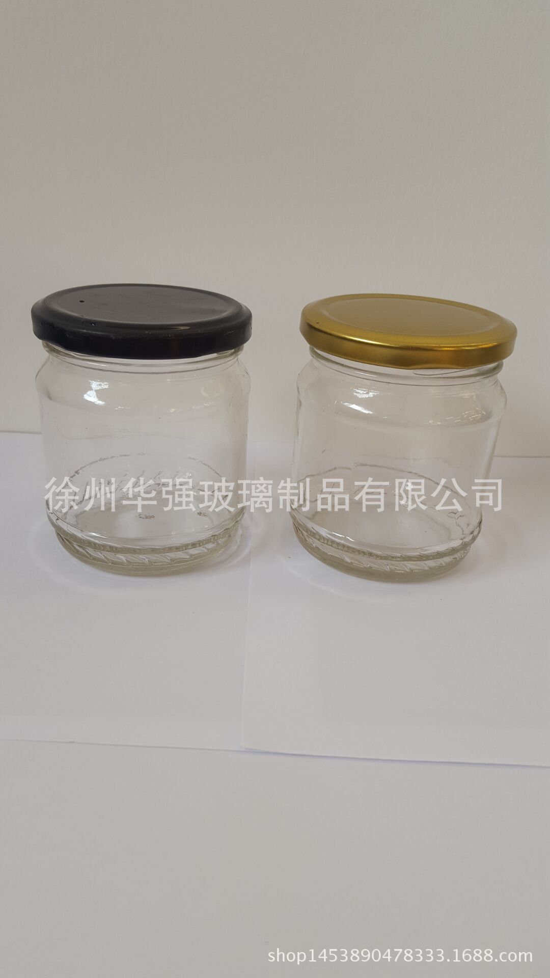 新款四方形果酱瓶密封玻璃蜂蜜瓶子辣酱菜瓶现货销售生产批发