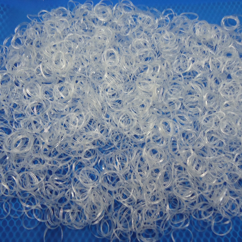 供应直径12mm透明环保橡皮筋 橡皮圈 牛皮筋 发圈发绳 批发/千克