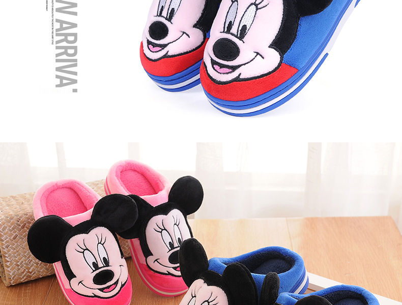 Pantoufles enfants en suède pour hiver - semelle plastique - Ref 1008207 Image 24