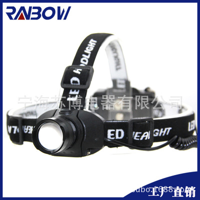 Manufactor wholesale new pattern T6 Headlight Strong light charge Telescoping focusing Headlight Strong light Headlight outdoors Miner's lamp Fishing Lights