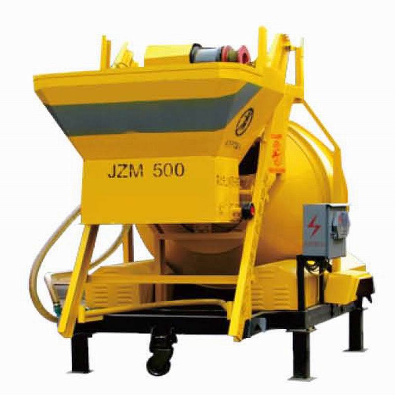 JZM500电动混凝土搅拌机广州滚筒搅拌机水泥爬梯型砂浆搅拌机