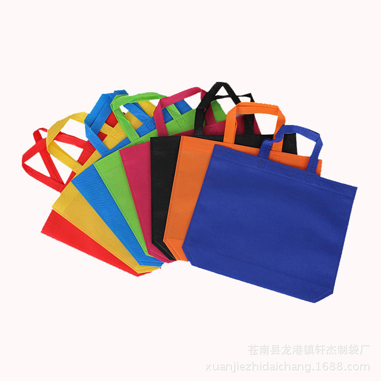 现货手提无纺布袋超声波无纺布立体袋广告购物袋子环保现货速发